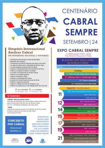 Cartaz do Centenário de Amílcar Cabral 