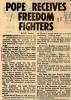 "Pope receives Freedom Fighters", 06-07-1970